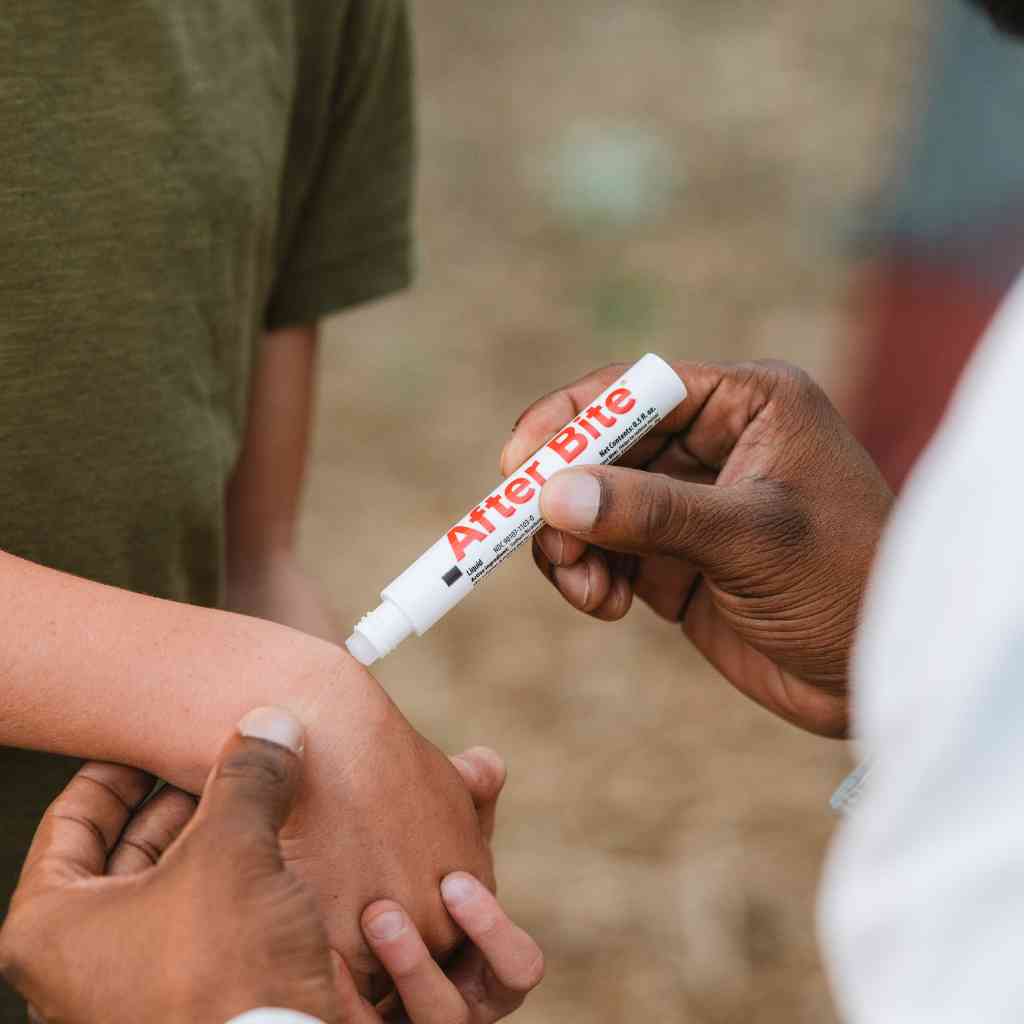 After Bite Advanced man applying to child's wrist