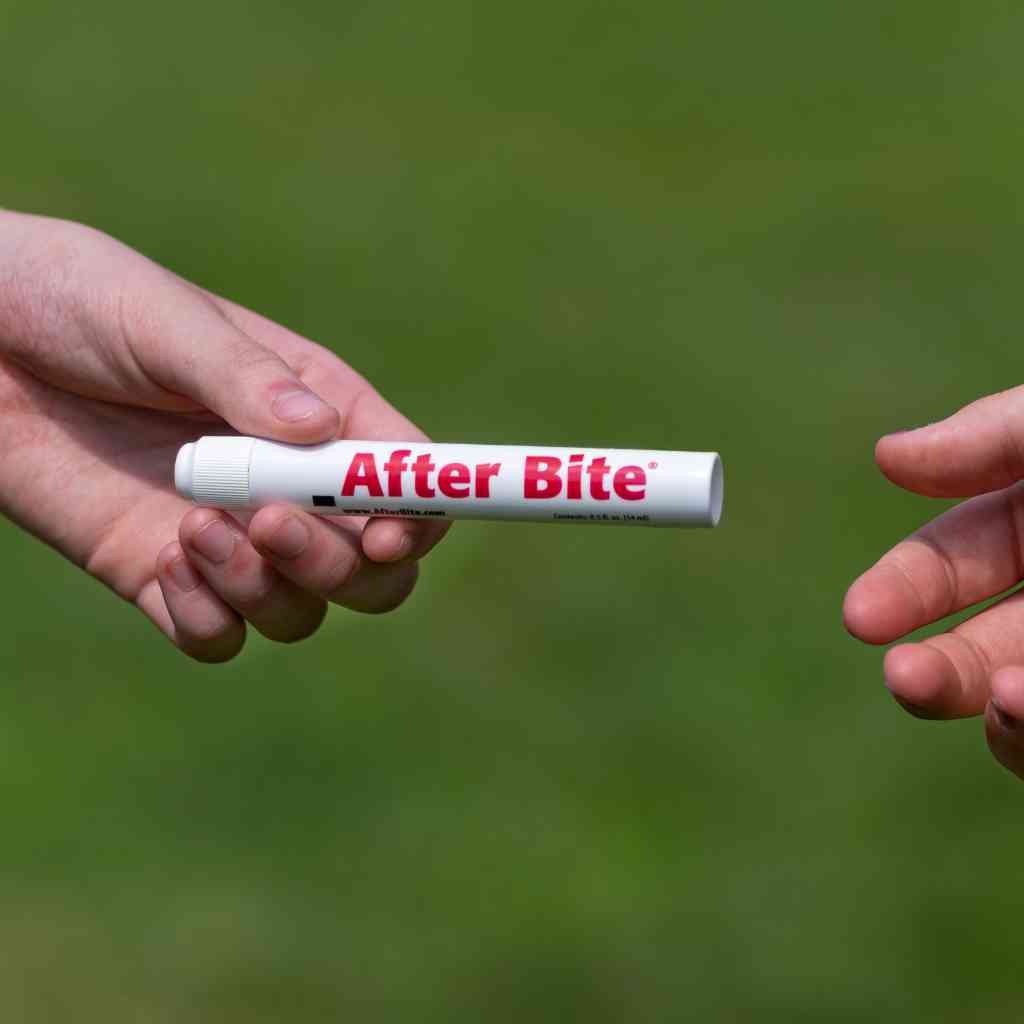 After Bite Advanced person handing to friend