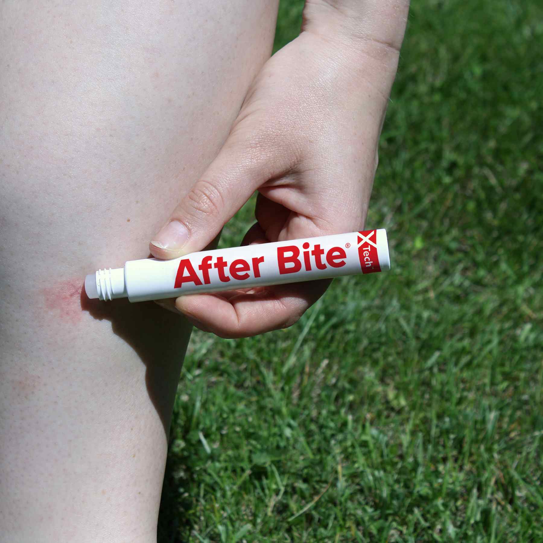 After Bite X Tech applying to leg