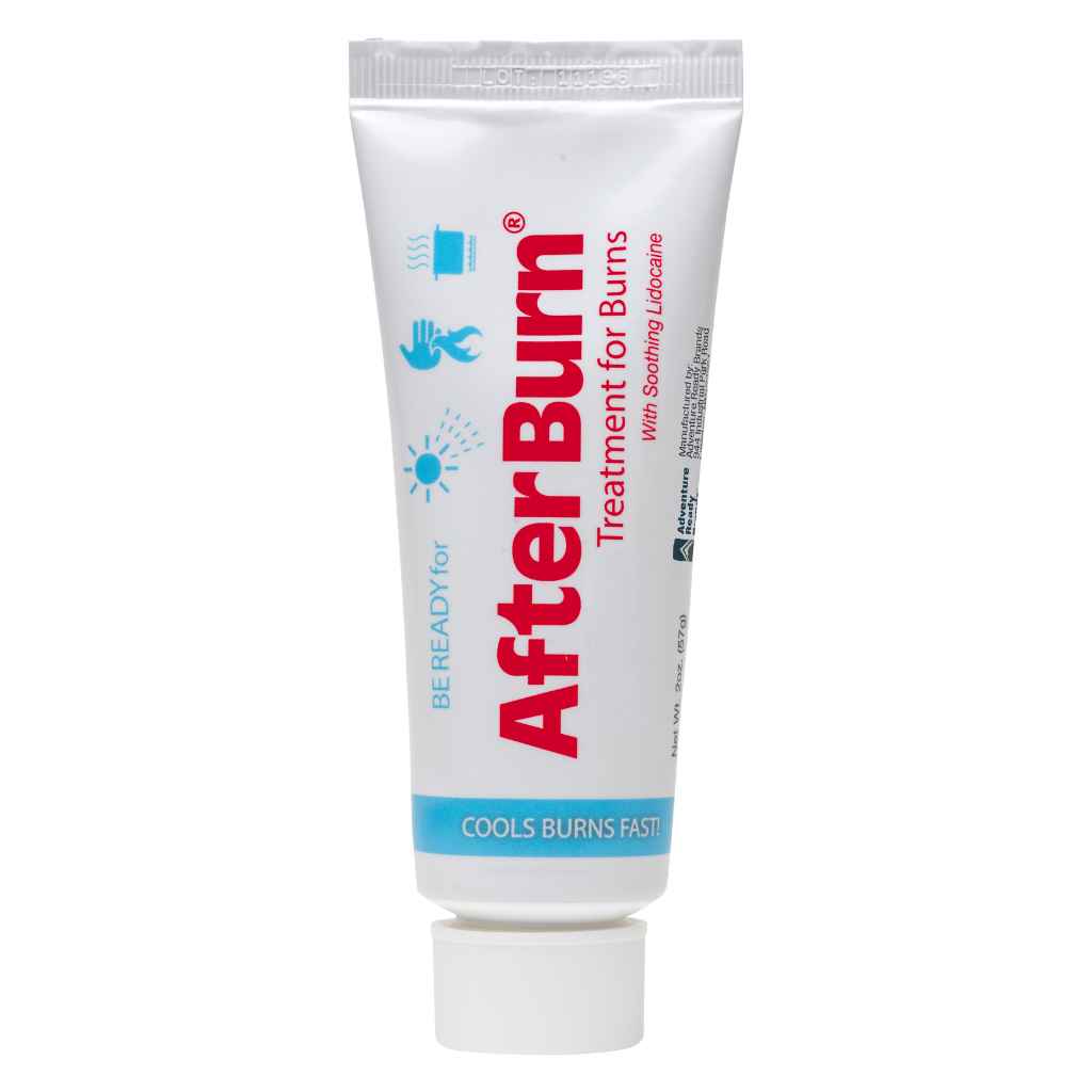 AfterBurn Gel in tube on white