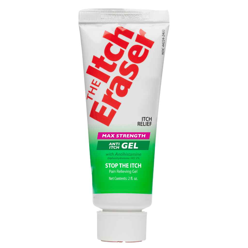 The Itch Eraser Gel in tube on white