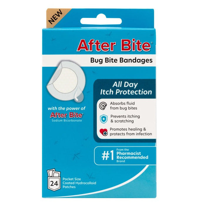 box of After Bite Bug Bite Bandages